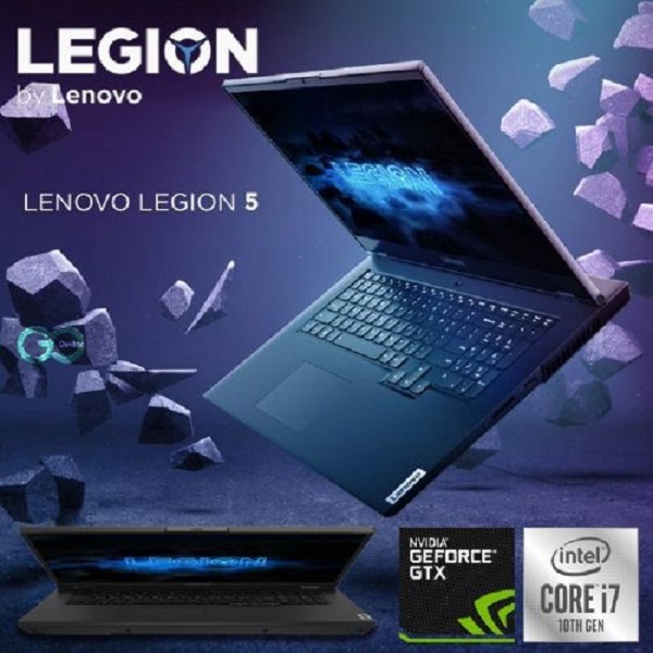 LENOVO LEGION 5 15IMH05H GAMING CORE I7-10750H 2.6GHZ HEXACORE PROCESSOR, 8GB RAM, 512GB SSD 15.6" (1920X1080) 120HZ BT WEBCAM NVIDIA GTX 1660TI (6GB), BACKLIT KEYBOARD, WINDOWS 10. PHANTOM BLACK - Image 3